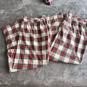 2 Women’s Fleece Plaid Pajama 2XL Bottoms Pants Plus Target Wondershop Sleepwear